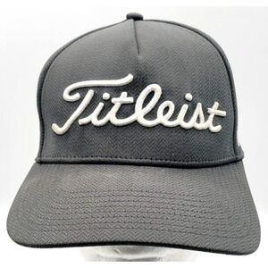 TITLEIST HAT CAP FITTED GOLF‎ PRO V1 FOOT JOY SMALL/MED MENS CAP GRAY